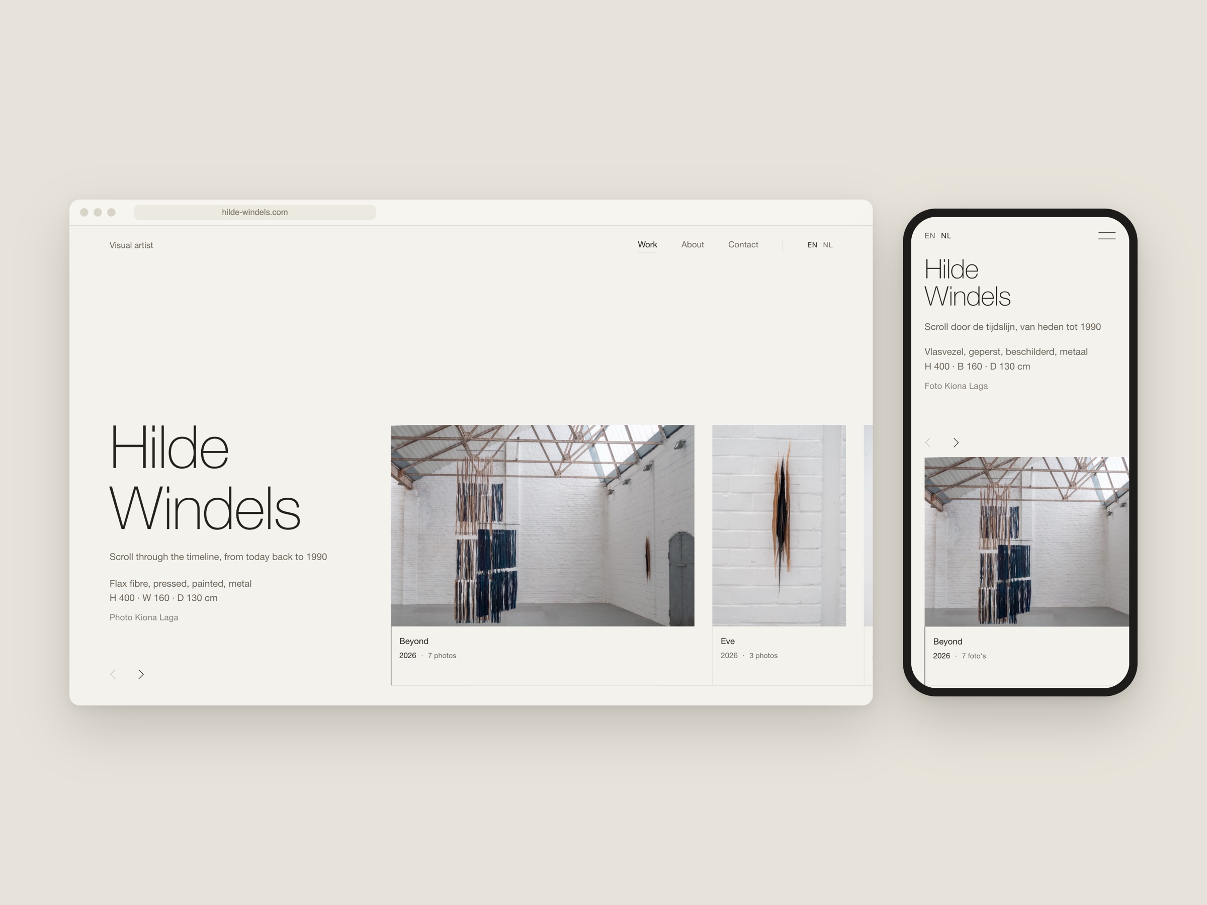 Website voor Hilde Windels