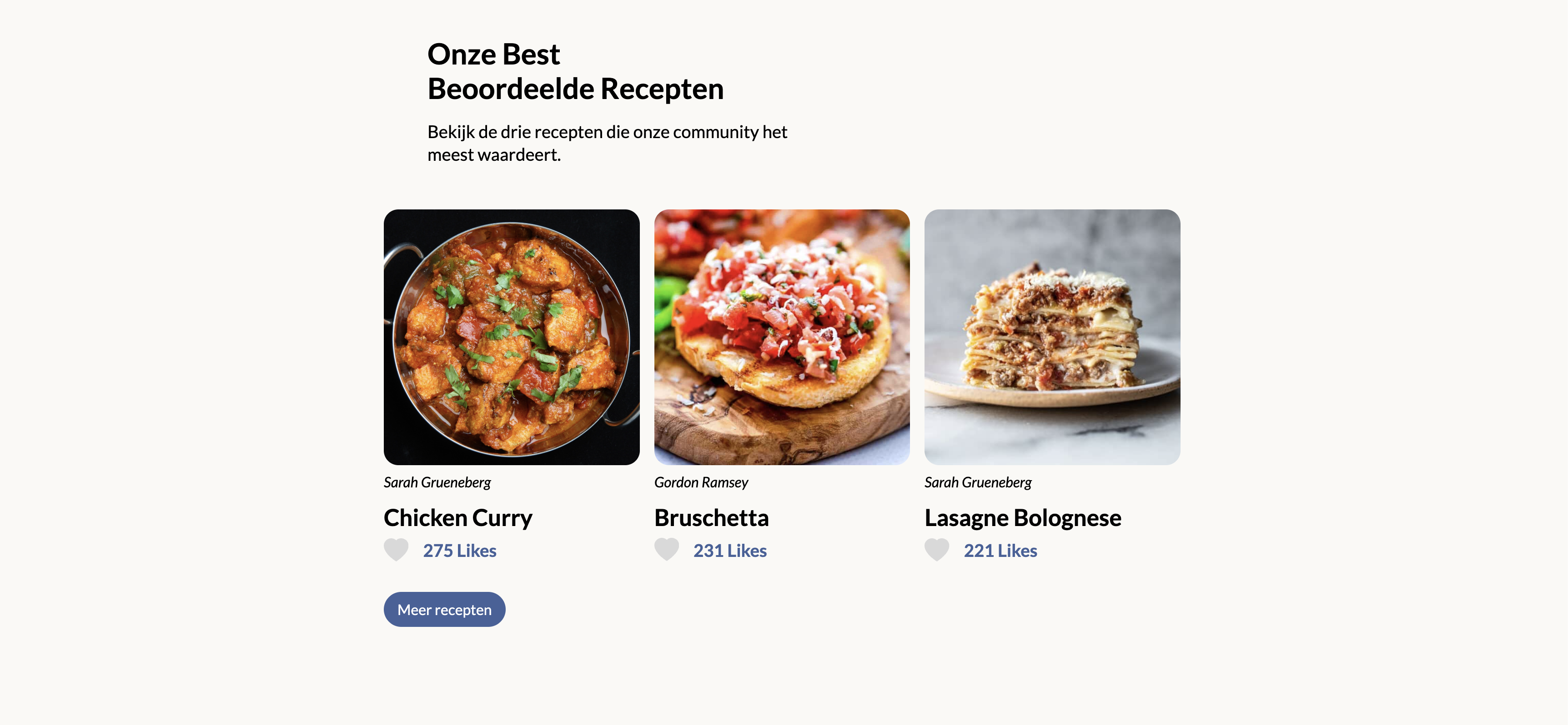 Recepten Website